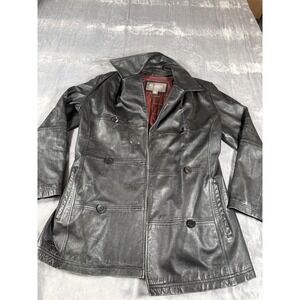 Wilsons Leather Women's Black Genuine Leather Thinsulate Insulated Jacket Size M